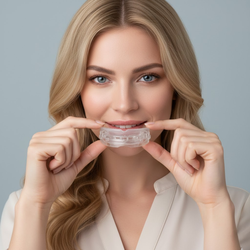 Protector Bucal Nocturno Anti-Ronquidos y Bruxismo Ajustable