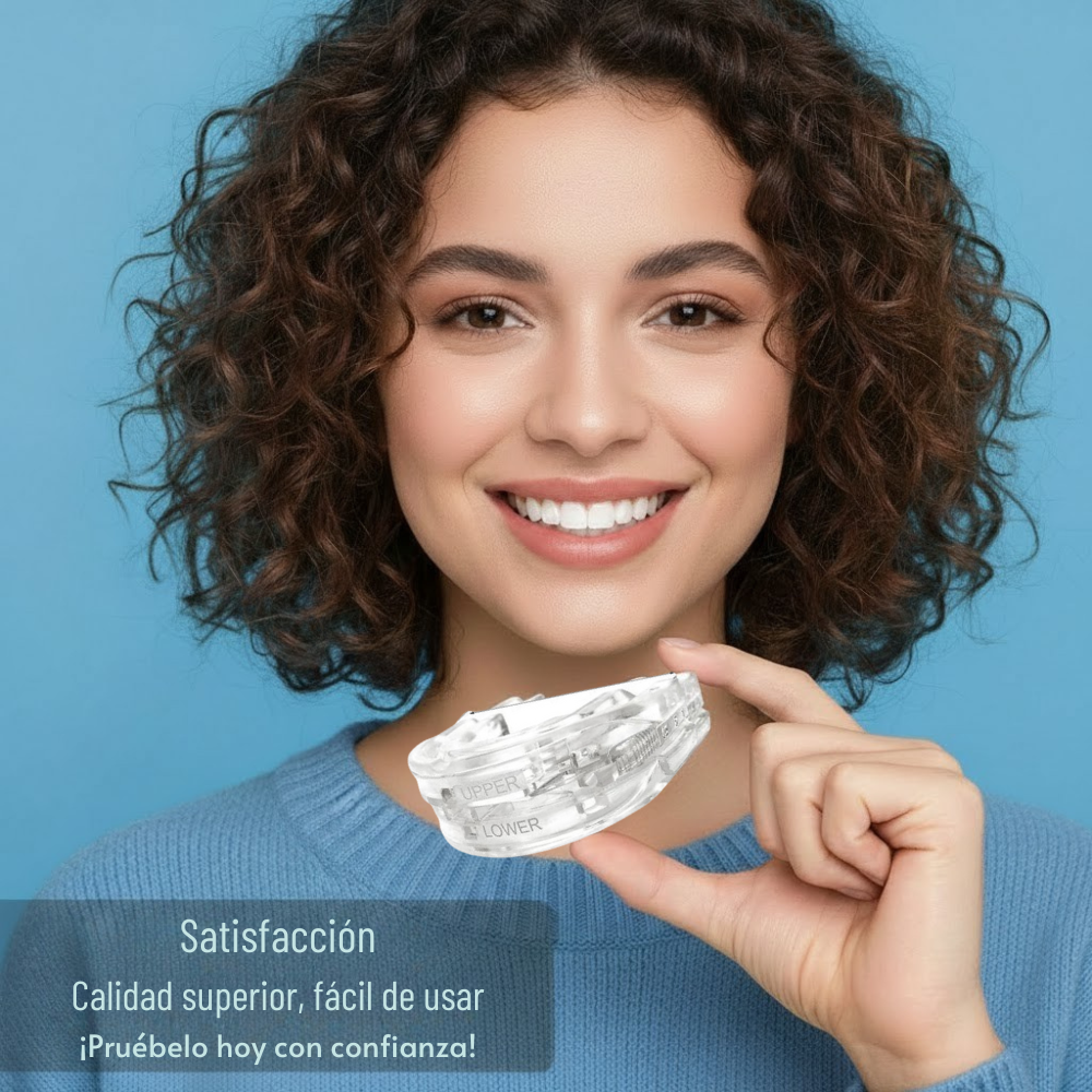Protector Bucal Nocturno Anti-Ronquidos y Bruxismo Ajustable