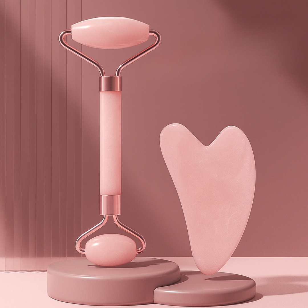 Rodillo de resina para masaje facial, de cuello y de ojos