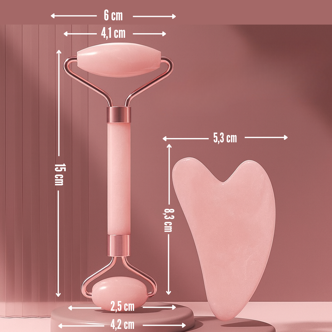 Rodillo de resina para masaje facial, de cuello y de ojos